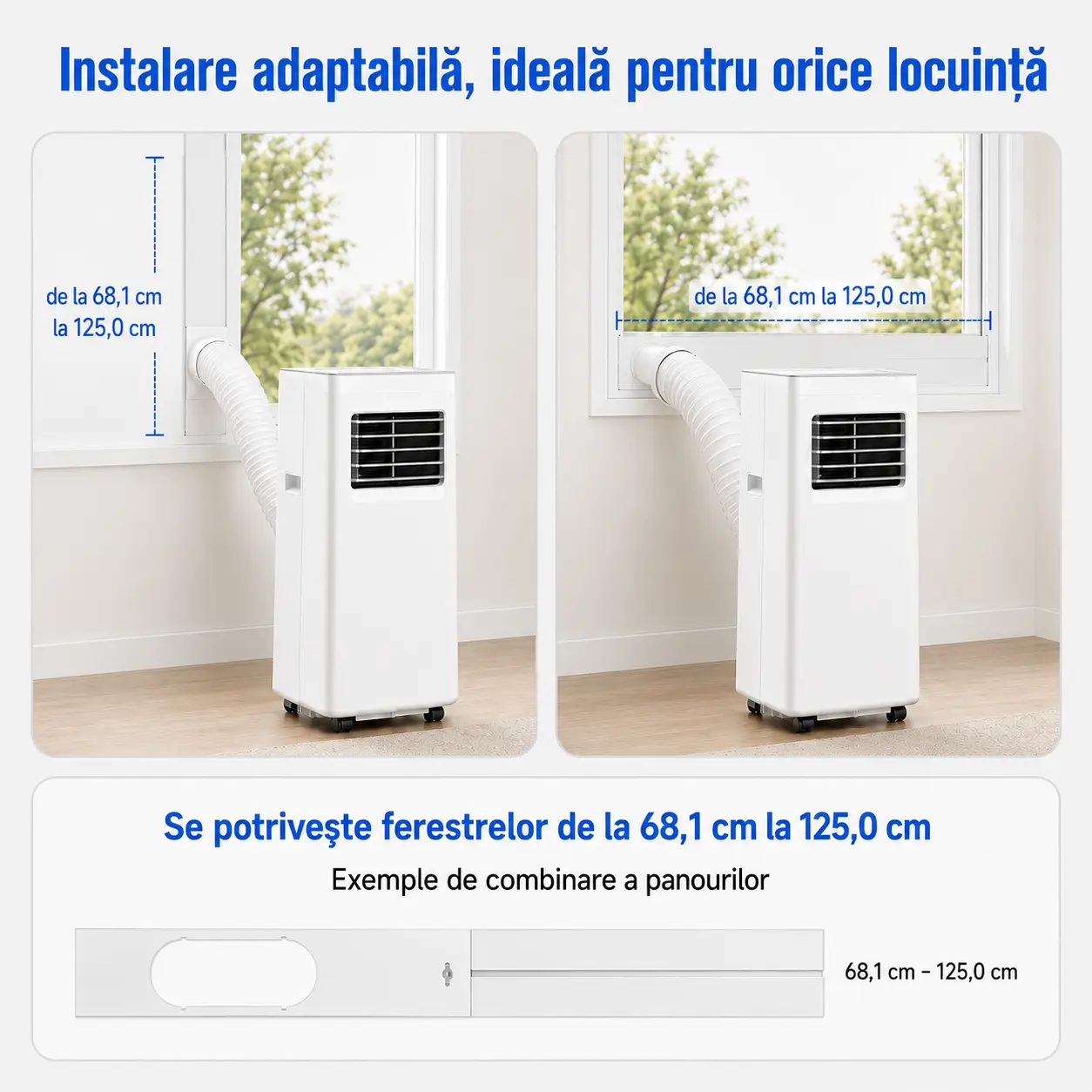 Aer condiționat portabil 10.000 BTU pentru încăperi de până la 42 m² — imaginea 5